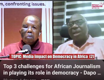 Top 3 challenges facing African Journalism in playing its roles