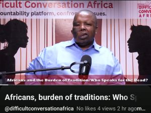 Africans, the burden of tradition: Who Speaks for The Dead